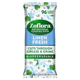 Zoflora Linen Fresh Antibacterial Multi-surface Wipes 96 per pack GOODS M&S