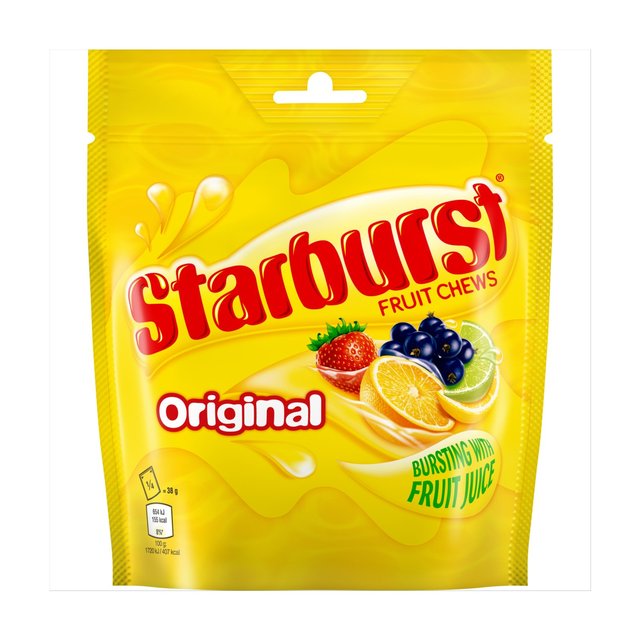 Starburst Vegan Chewy Sweets Fruit Flavoured Pouch Bag 138g GOODS M&S
