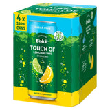 Touch of Lemon & Lime Sparkling Sugar Free Flavoured Water by Volvic 4 x 330ml GOODS M&S