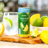Touch of Lemon & Lime Sparkling Sugar Free Flavoured Water by Volvic 4 x 330ml GOODS M&S