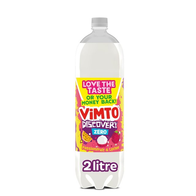 Vimto Discovery Passionfruit & Lychee No Added Sugar Fizzy Drink 2L GOODS M&S