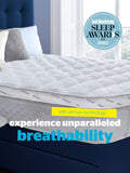 Silentnight White Airmax 800 8cm mattress topper (British brand)