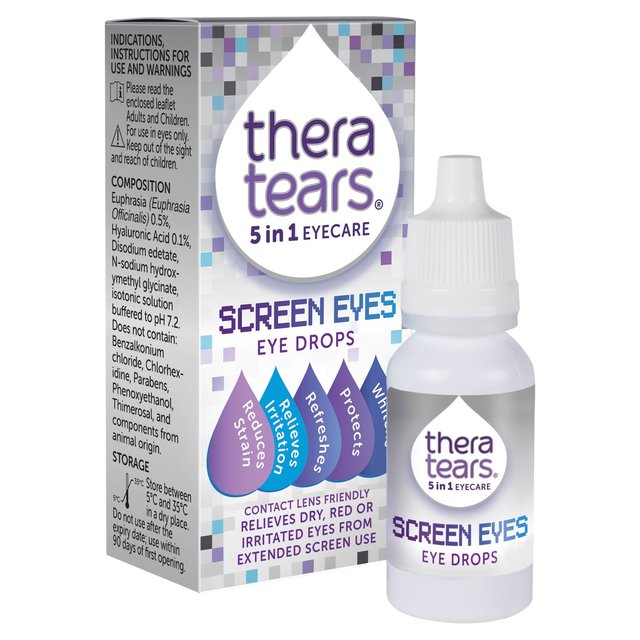 TheraTears 5 in 1 Screen Eyes Eye Drops 10ml GOODS M&S