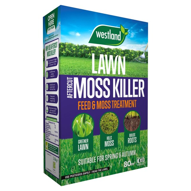Westland Aftercut Moss Killer 80m2 Box UK GOODS M&S