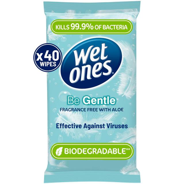 Wet Ones Be Gentle Antibacterial Wipes 248g GOODS M&S