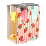 Summerhouse Strawberries & Cream Set of 4 Reusable Flutes 4 per pack GOODS M&S