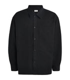 Regenerative Cotton Twill Overshirt with Chest Pockets, Regular Fit