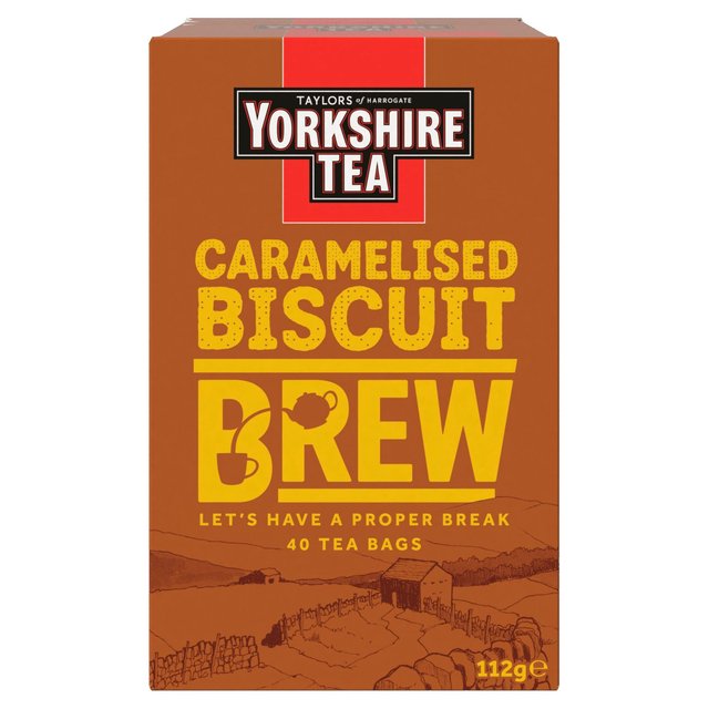 Yorkshire Tea Caramelised Biscuit Brew 40 per pack GOODS M&S