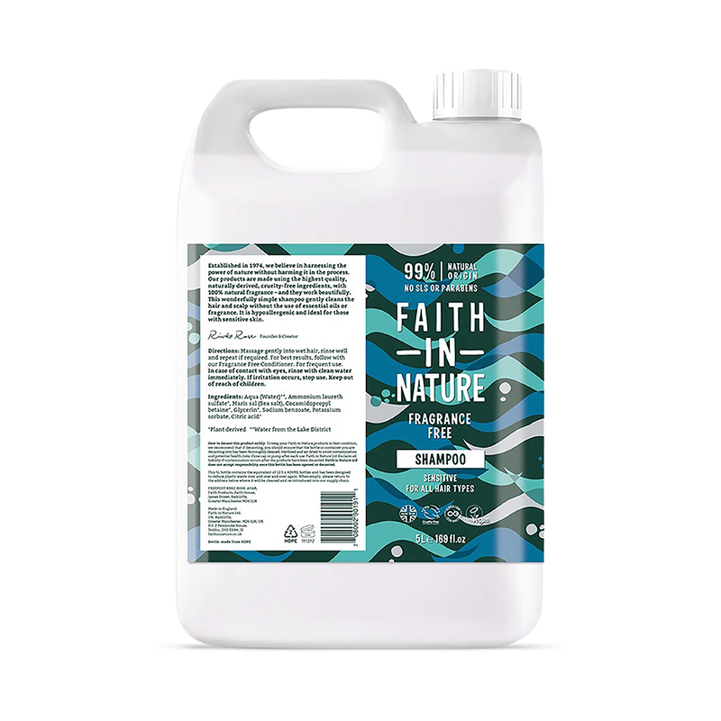 Faith in Nature Fragrance Free Shampoo 400ml
