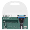 Bristle & Smith 5-blade razor refills x4 - British product