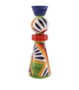 Dolce&Gabbana Casa Large Ceramic Candle Holder in Foulard Print