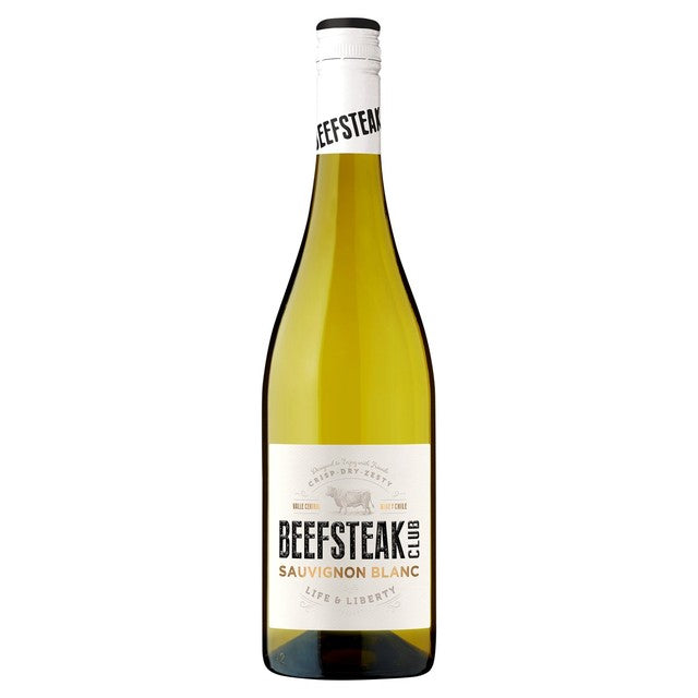 Beefsteak Club Sauvignon Blanc white wine 75cl - British product