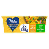 Tilda Vegetable Long Grain Rice Microwavable Pot 250g
