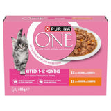Purina One Kitten Mini Fillets Salmon and Chicken Wet Cat Food 8 x 85g