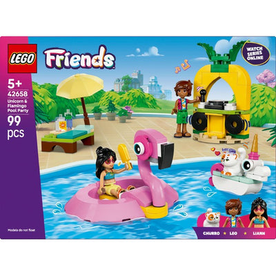 Lego Friends Unicorn & Flamingo Pool Party 42658 5+ Toy Building Set