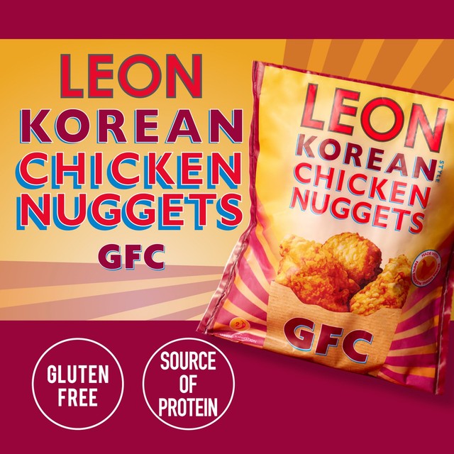 Leon Spicy Korean GFC Chicken Nuggets 300g, UK version