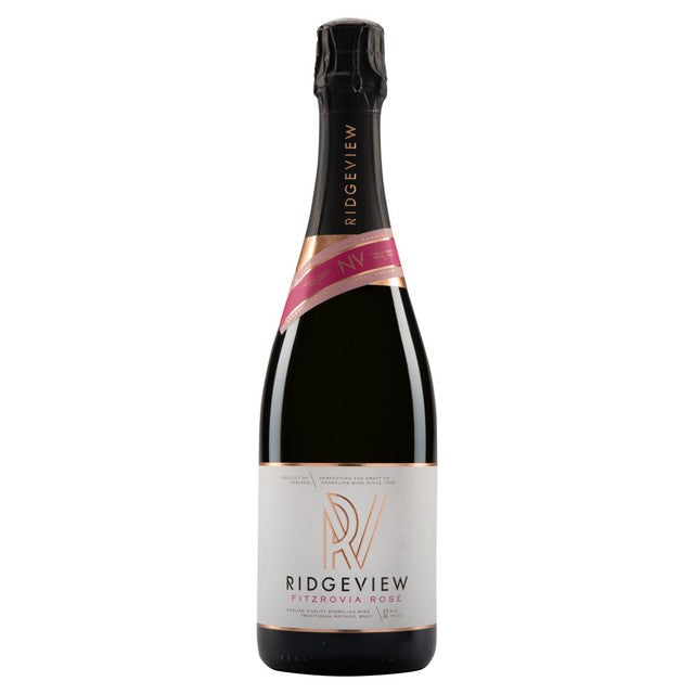 Ridgeview Fitzrovia Rosé sparkling wine 75cl, imported from the UK