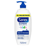 Sanex Expert Skin Health Kids Bubble Bath and Body Wash 720ml