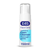 E45 Foaming Face Cleanser for Dry and Sensitive Skin 150ml - British product