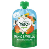 Yeo Valley Little Yeos No Added Sugar Mango & Vanilla Yogurt Pouch 90g