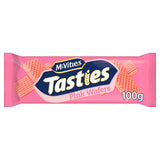McVitie's Tasties Pink Wafer Biscuits Pink Cream Filling 100g