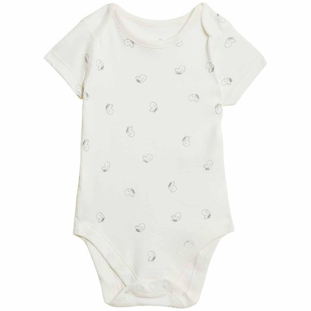 M&S Lion Bodysuits Grey Mix 0-3 Months Baby, imported from the UK