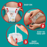 Pampers Baby Dry nappy pants size 9 jumbo, imported from the UK
