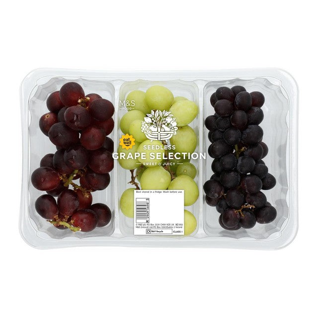 M&S seedless grape selection 800g, imported from the UK