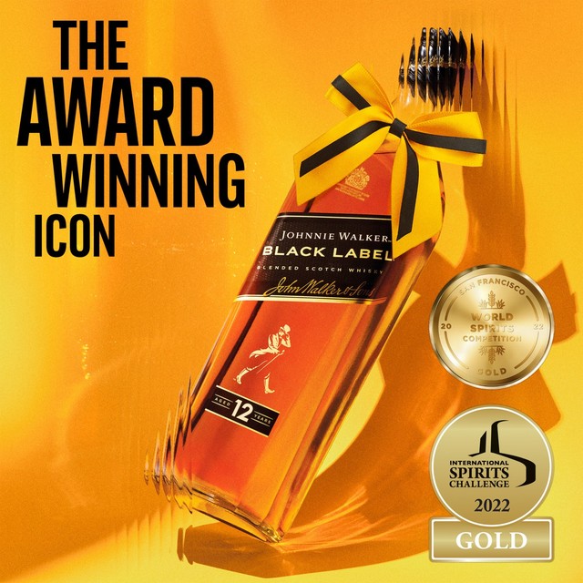 Johnnie Walker Black Label Scotch whisky 70cl, UK version