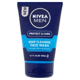 NIVEA MEN Protect & Care Deep Cleaning Face Wash Men's Face Wash 100ml