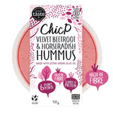ChicP Velvet Beetroot & Horseradish Hummus Dip 150g