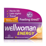 Vitabiotics WellWoman Orange Energy effervescent tablets 10 tablets (British brand)