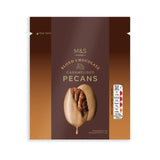 M&S Blond Chocolate Caramelised Pecans 100g, imported from the UK
