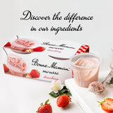 Bonne Maman strawberry mousse dessert 2 x 70g - British product