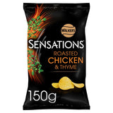 Walkers Sensations Roasted Chicken & Thyme Potato Crisps 150g