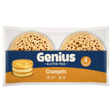 Genius Gluten Free Crumpets Bakery Product 4 per pack
