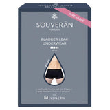 Selenacare Souveran Men's Bladder Leak Boxer Briefs Black Size M