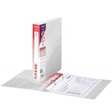 Snopake A4 2-Ring Ringbinder Clear Ring Binder 25mm Capacity
