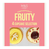 M&S Fruit Cupcake Selection 224g, imported from the UK