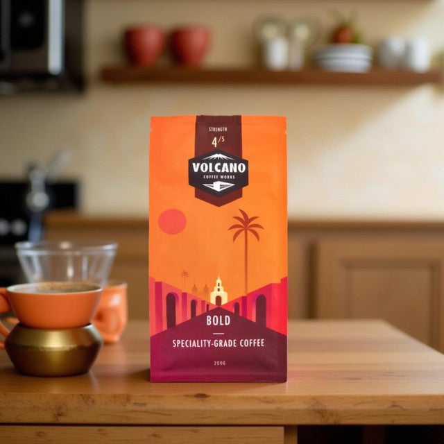 Volcano Coffee Works Bold Colombia espresso beans 200g (British brand)