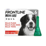 Frontline Plus flea and tick treatment for XL dogs 40-60kg - British product