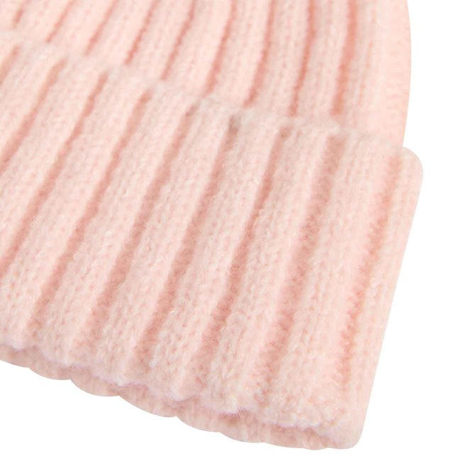 M&S kids fisherman beanie hat pink 3-6 years, UK version