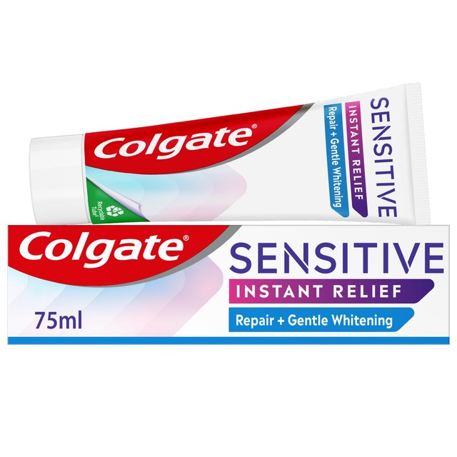 Colgate sensitive instant relief whitening toothpaste 75ml - British product