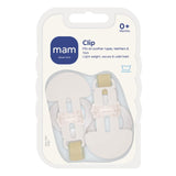 MAM Soother Clip 2-Pack Unisex Baby Accessories