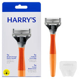 Harry's Truman razor and blade set orange, UK version