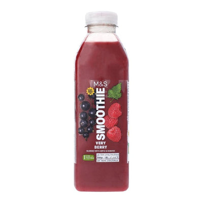 Smoothie aux Super Baies Cassis et Framboise, 750 ml