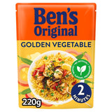 Ben's Original Golden Vegetable Microwave Rice 220g - British product