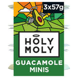 Holy Moly guacamole mini dips 3 x 57g, UK version