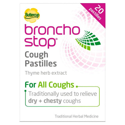 Broncho-Stop Tradisjonelle Urtehoste Pastiller 20 Pastiller