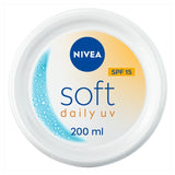 Nivea Soft Daily UV SPF15 Moisturising Cream 200ml